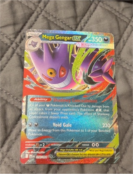 Mega Gengar EX 56/94 Phantasmal Flames — front