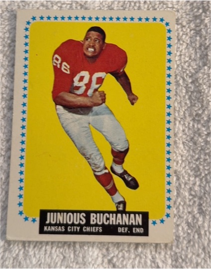 1964 Topps #92 Junious Buchanan — front