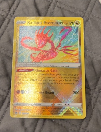 2023 Crown Zenith #105 Radiant Eternatus — front