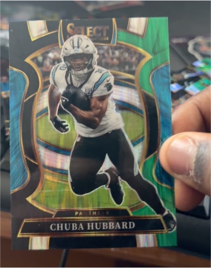 2025 Panini Select Concourse #43 Chuba Hubbard — front