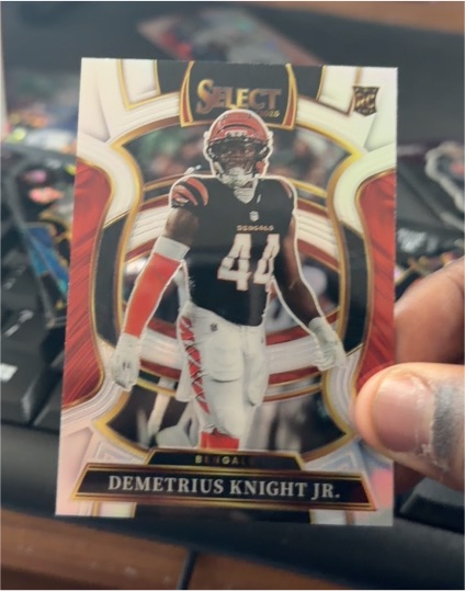 2025 Panini Select #58 Demetrius Knight Jr. — front