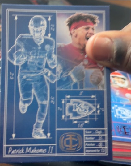2025 Panini Icon Collection #TA-12 Patrick Mahomes II Touchdown Architect — front