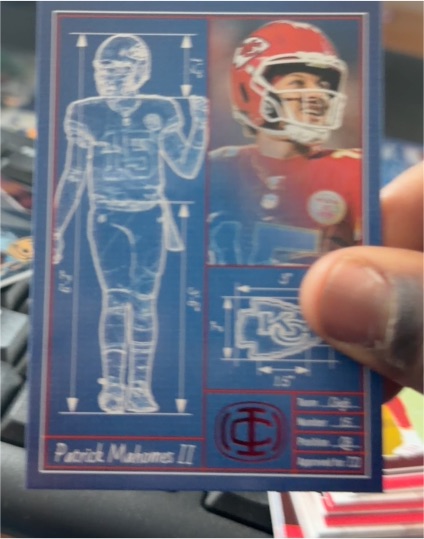 2025 Panini Icon Collection #TA-8 Patrick Mahomes II Touchdown Architect — front