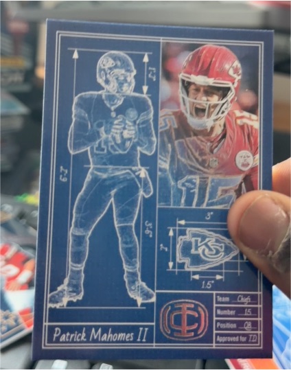 2025 Panini Icon Collection #TA-15 Patrick Mahomes II — front