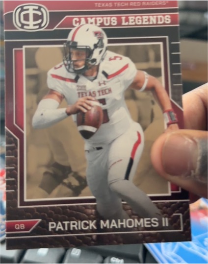 2025 Panini Icon Collection #CL-2 Patrick Mahomes II Campus Legends — front