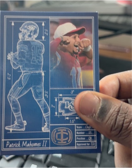 2025 Panini Icon Collection #TA-1 Patrick Mahomes II Touchdown Architect — front
