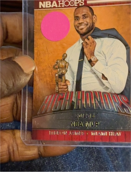 2014-15 Panini NBA Hoops High Honors #8 LeBron James — front