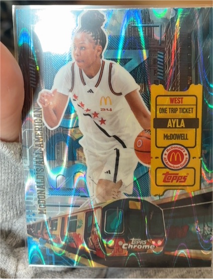 2025 Topps Chrome McDonald's All American #HR-32 Ayla McDowell — front