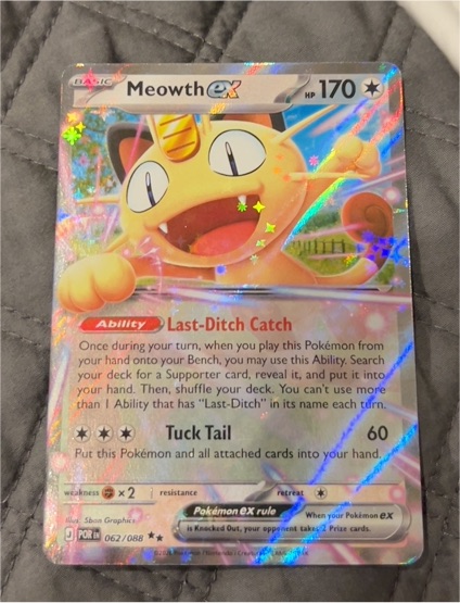 2026 Pokémon Meowth EX 062/088 — front