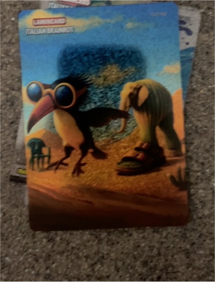 2025 Lamincard Italian Brainrot Chaos Brainrot Desert Ultra Rare #157/162 — front