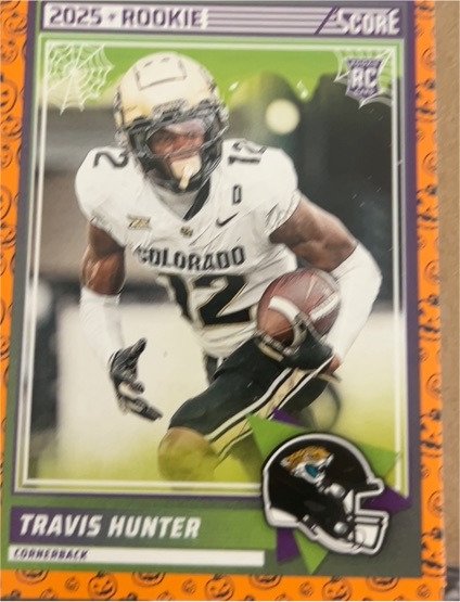 2025 Score A Treat #20 Travis Hunter — front