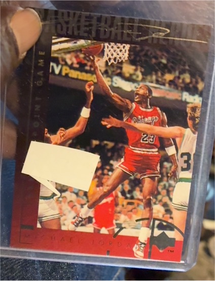 1994 Upper Deck #38 Michael Jordan 63 Point Game — front