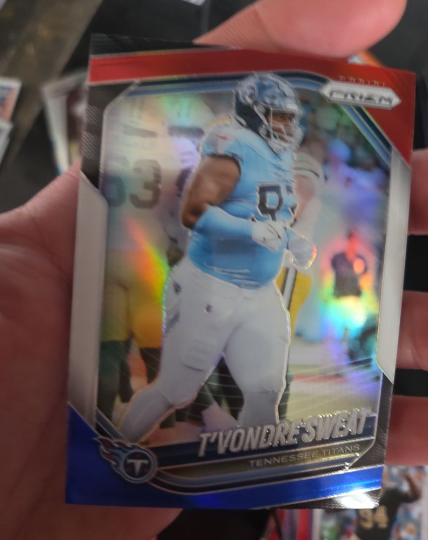 2025 Panini Prizm #80 T'Vondre Sweat — front