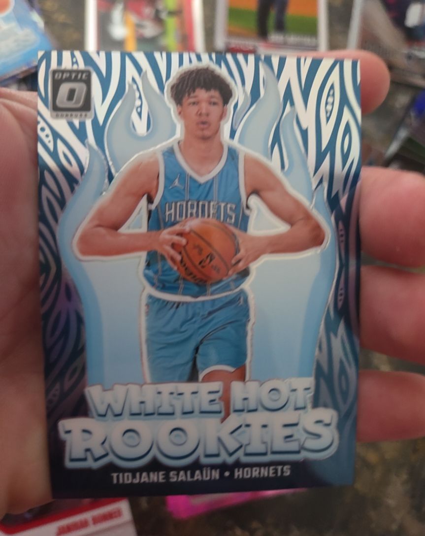 2024-25 Panini Donruss Optic #3 Tidjane Salaün White Hot Rookies — front