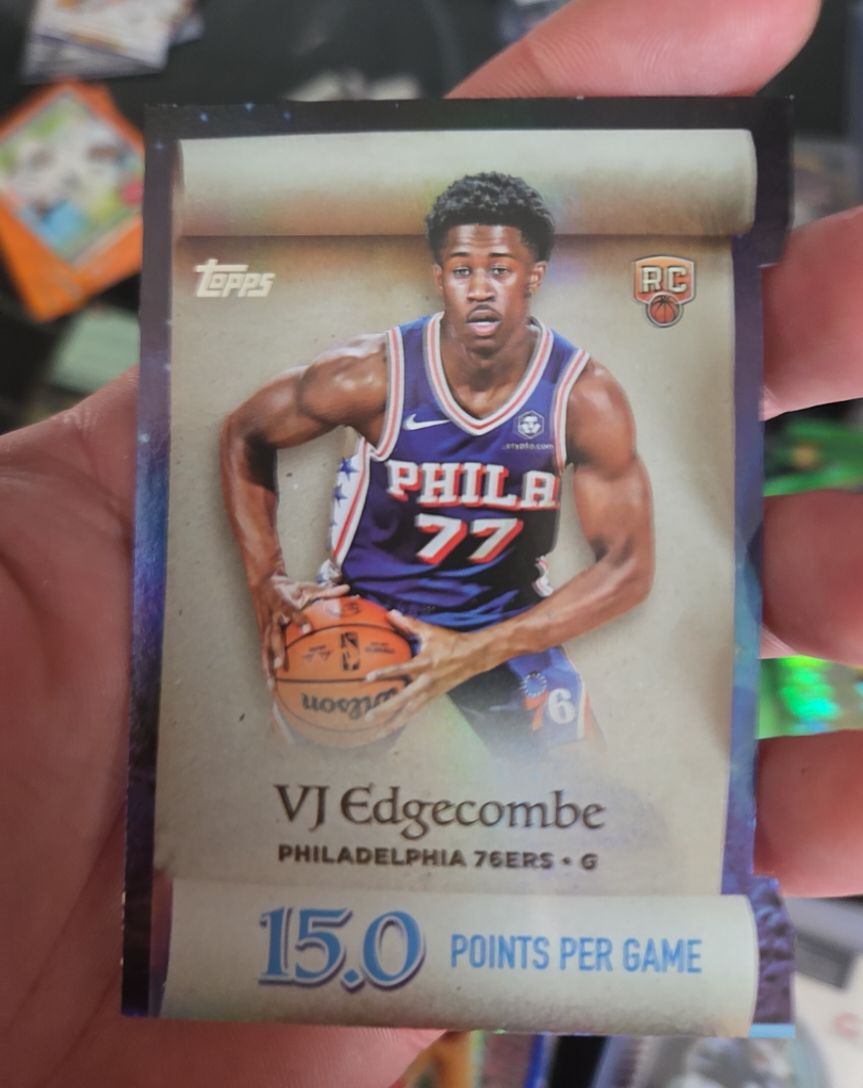 2025 Topps Holiday #ML-3 VJ Edgecombe — front