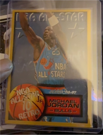 1996-97 Fleer NBA All-Star Retro #282 Michael Jordan — front