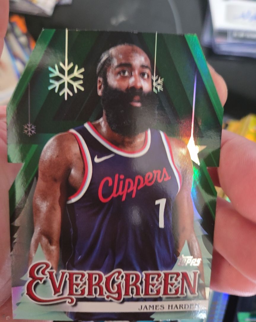 2025-26 Topps Holiday Evergreen #EV-JH James Harden — front