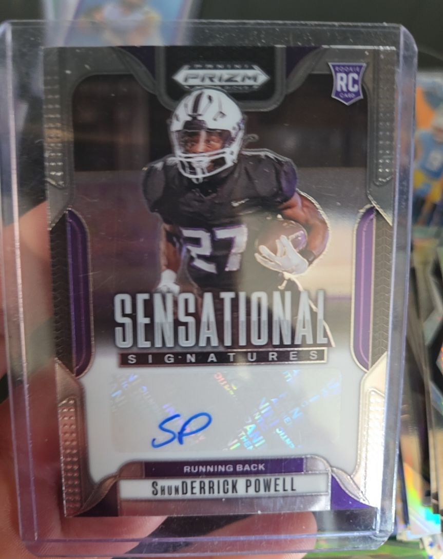 2025 Panini Prizm Draft Picks Sensational Signatures #SS-SPL ShunDerrick Powell — front
