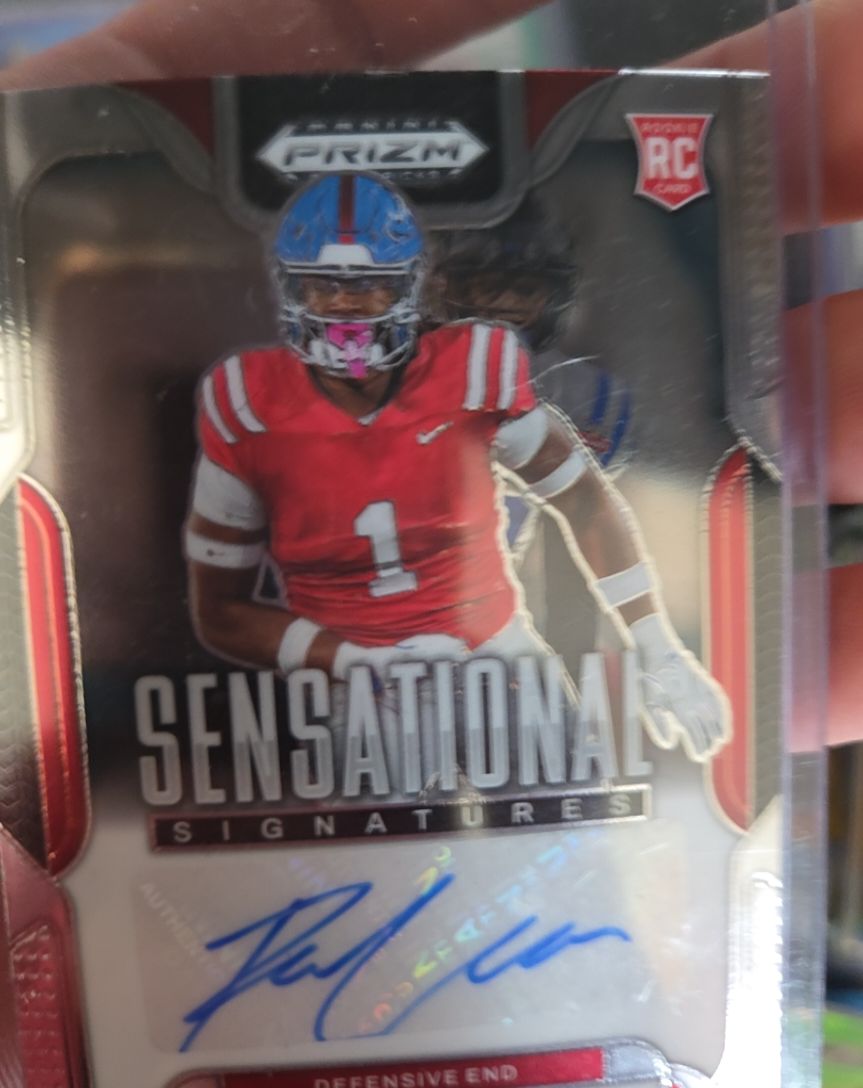 2025 Panini Prizm Draft Picks #SS-PUN Princely Umanmielen Sensational Signatures — front
