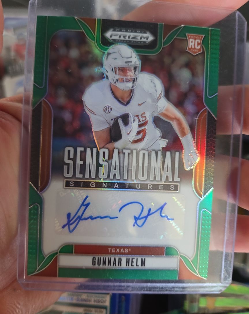 2025 Panini Prizm Sensational Signatures #SS-GH Gunnar Helm — front