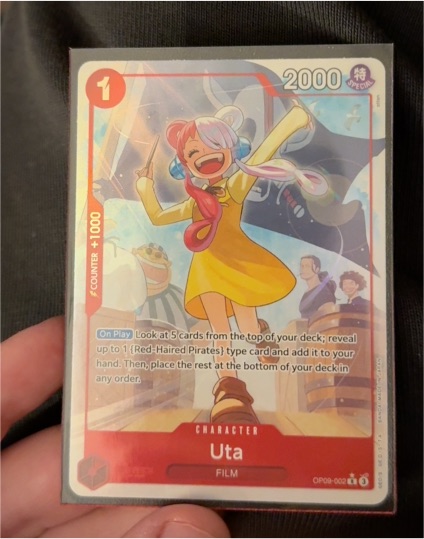 One Piece Card Game OP09-002 Uta — front