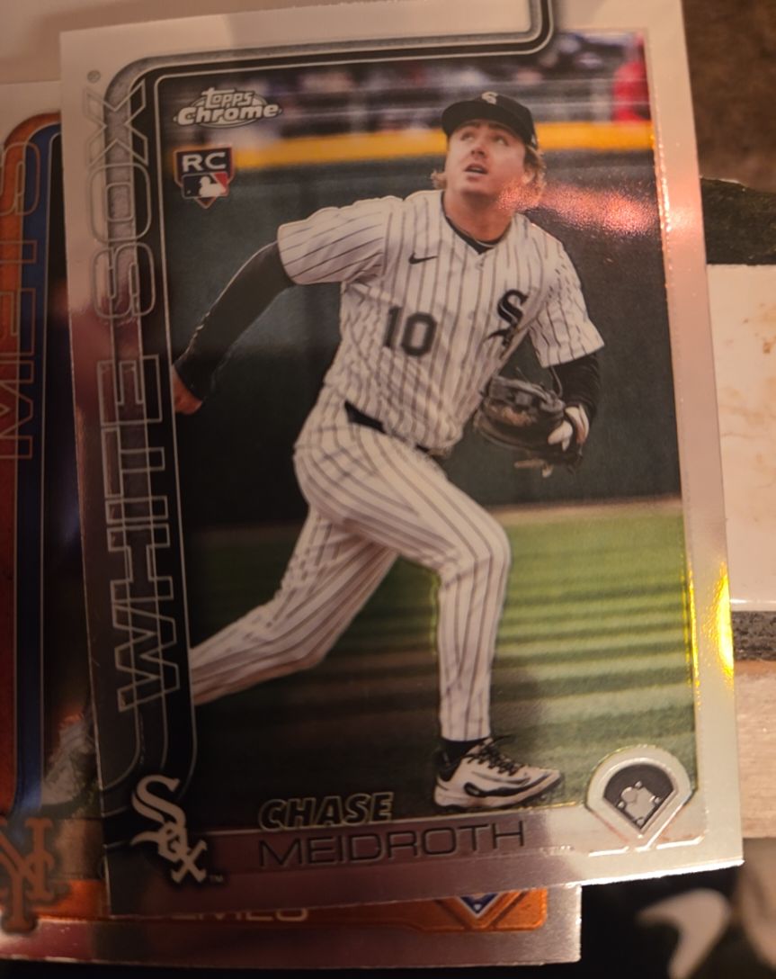2025 Topps Chrome Update #USC75 Chase Meidroth — front