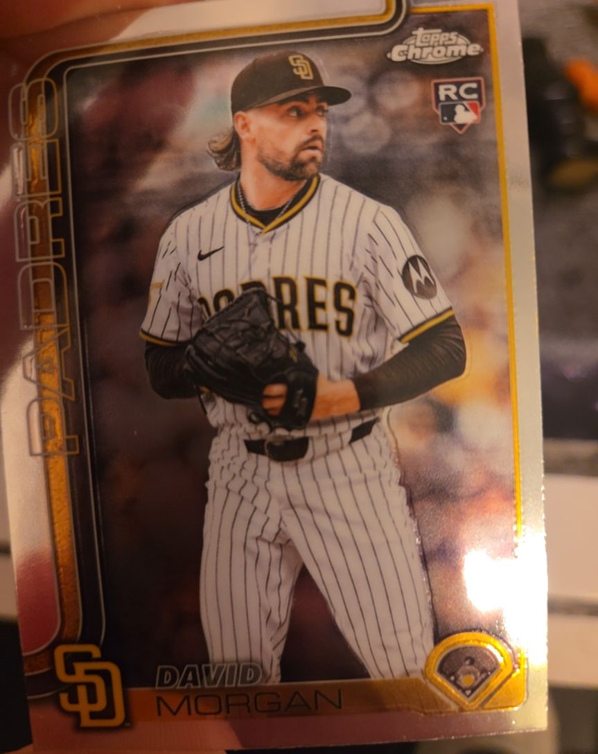 2025 Topps Chrome Update #USC33 David Morgan — front