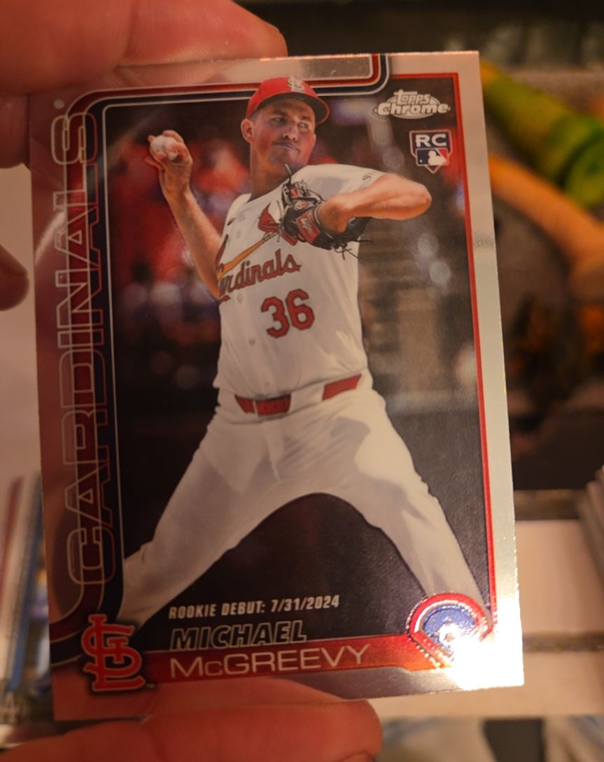 2025 Topps Chrome Update #USC36 Michael McGreevy — front