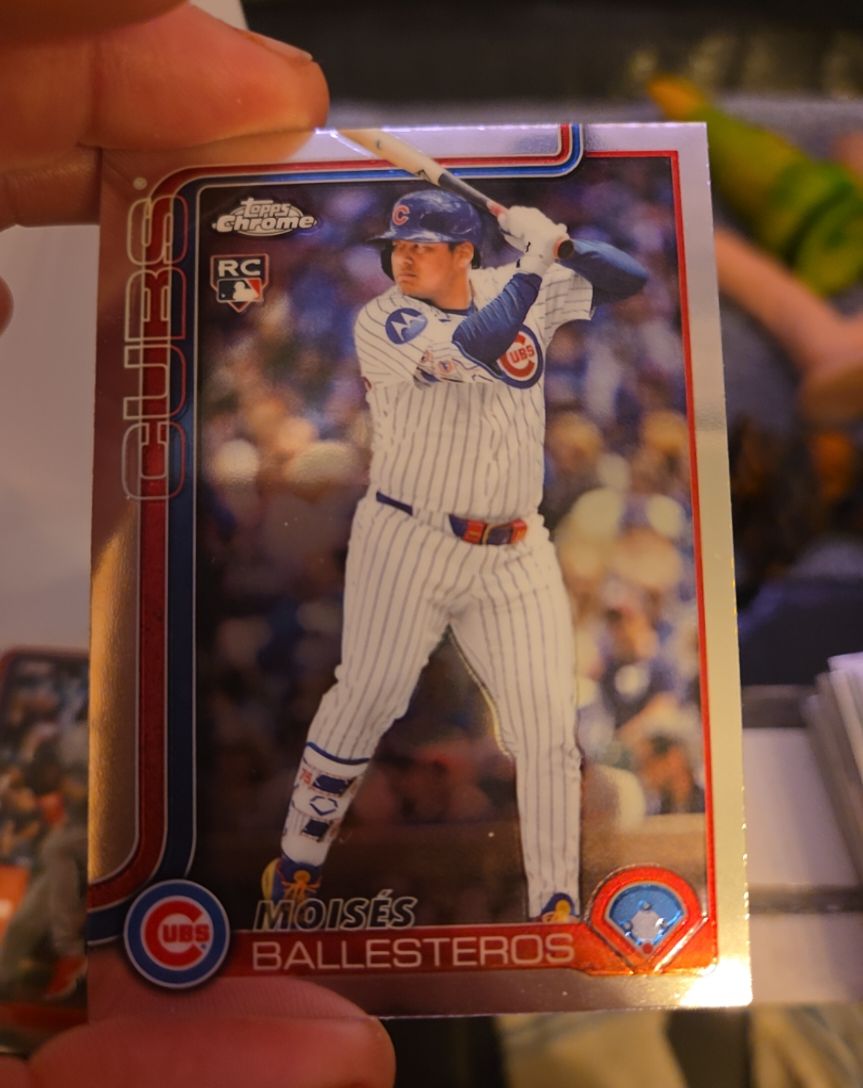 2025 Topps Chrome Update #USC93 Moisés Ballesteros — front