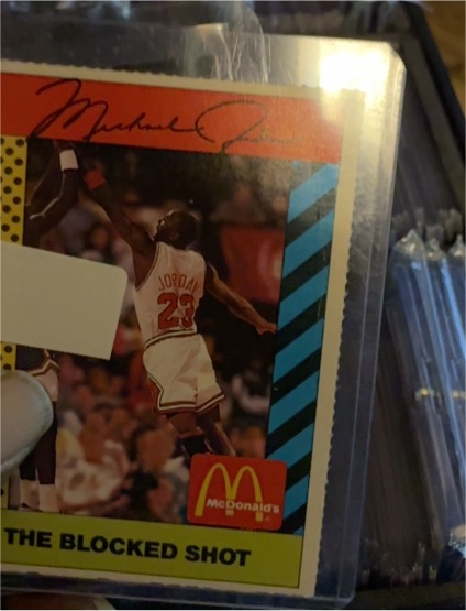 1990 McDonald's #2 The Blocked Shot Michael Jordan — front
