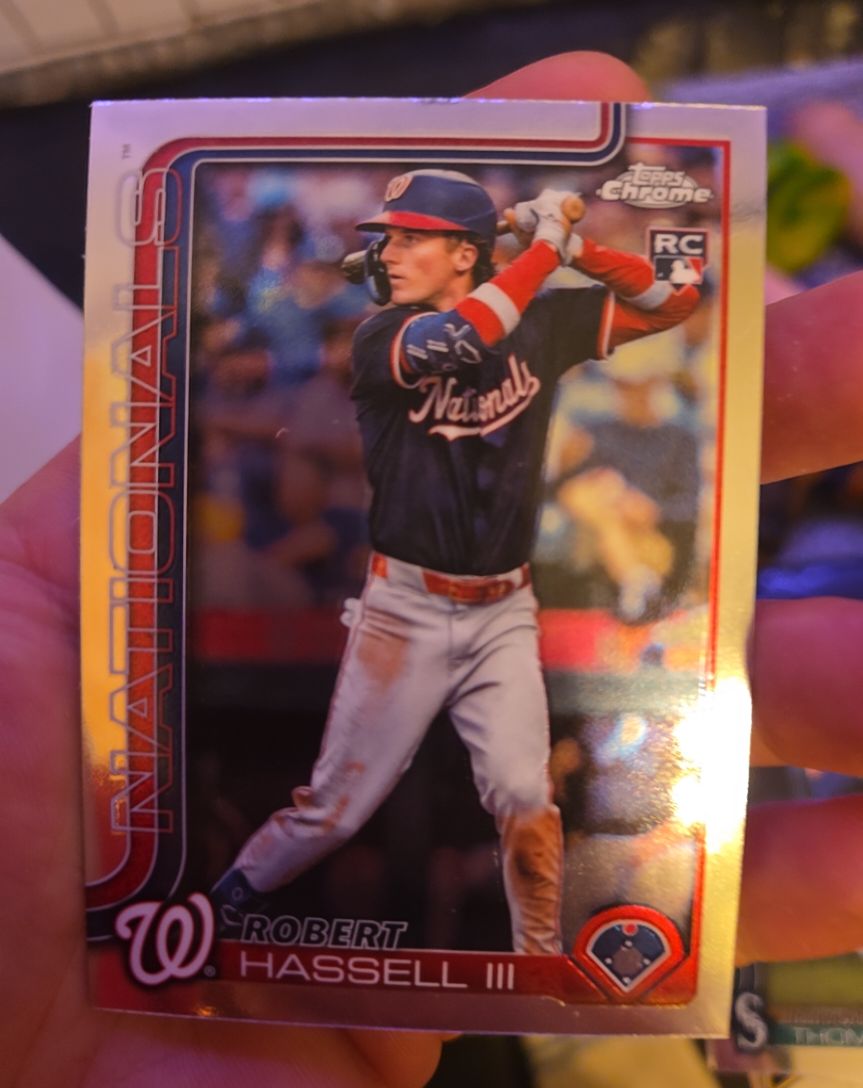 2025 Topps Chrome Update #USC154 Robert Hassell III — front