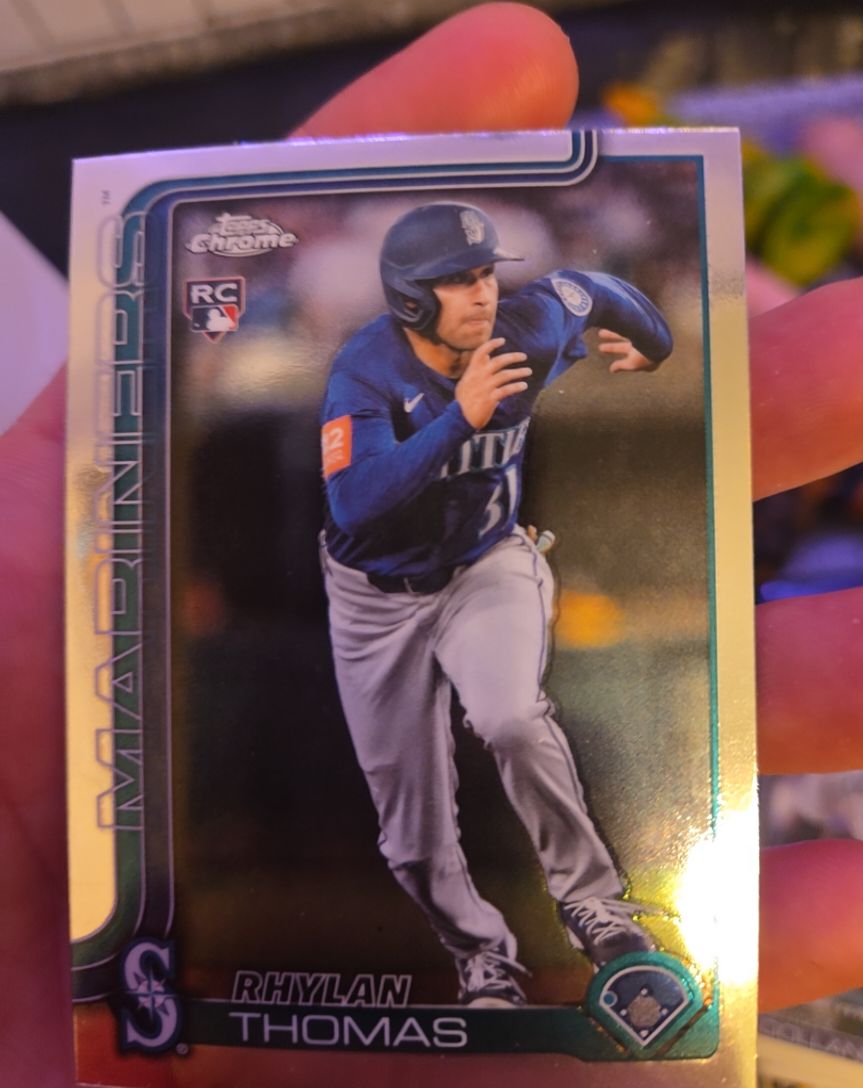 2025 Topps Chrome Update Series #USC185 Rhylan Thomas — front