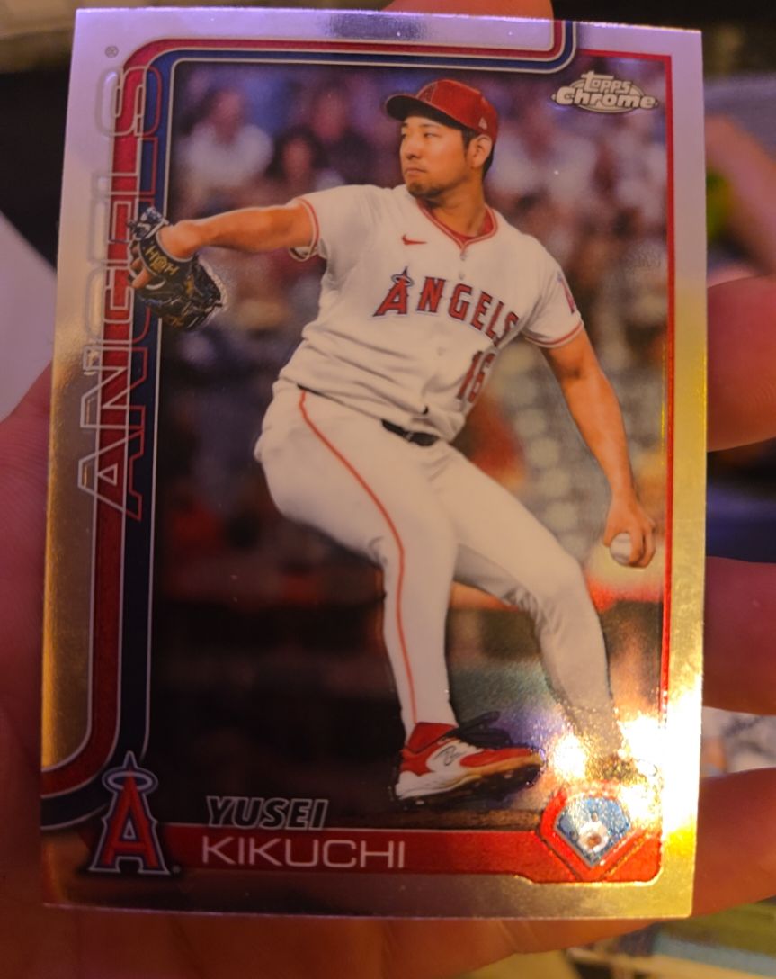 2025 Topps Chrome Update Series #USC59 Yusei Kikuchi — front