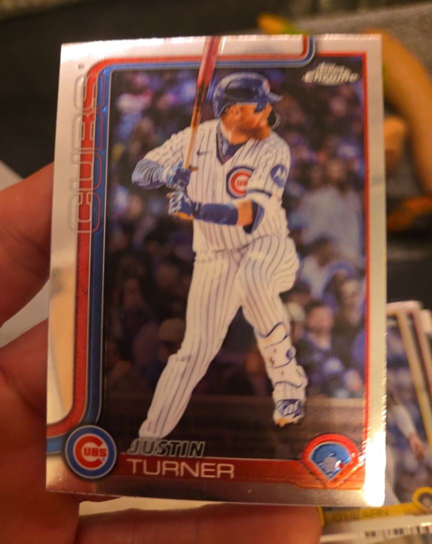 2025 Topps Chrome Update #USC170 Justin Turner — front