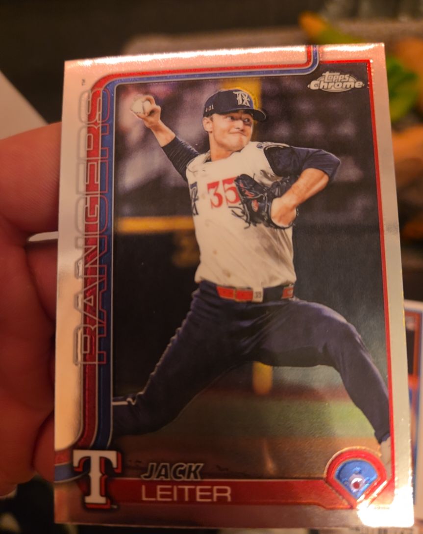 2025 Topps Chrome Update #USC42 Jack Leiter — front