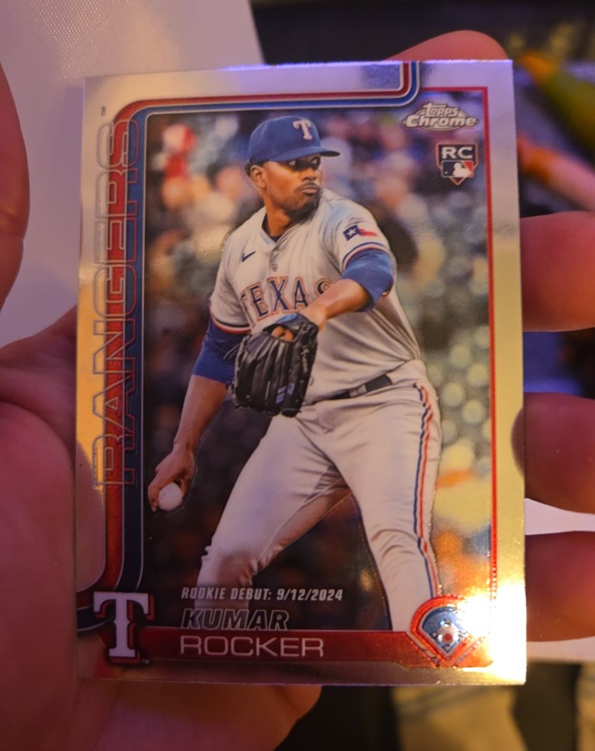2025 Topps Chrome #73 Kumar Rocker — front