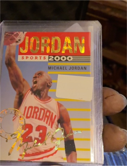 2000 Sports 2000 Michael Jordan Gold Variation — front