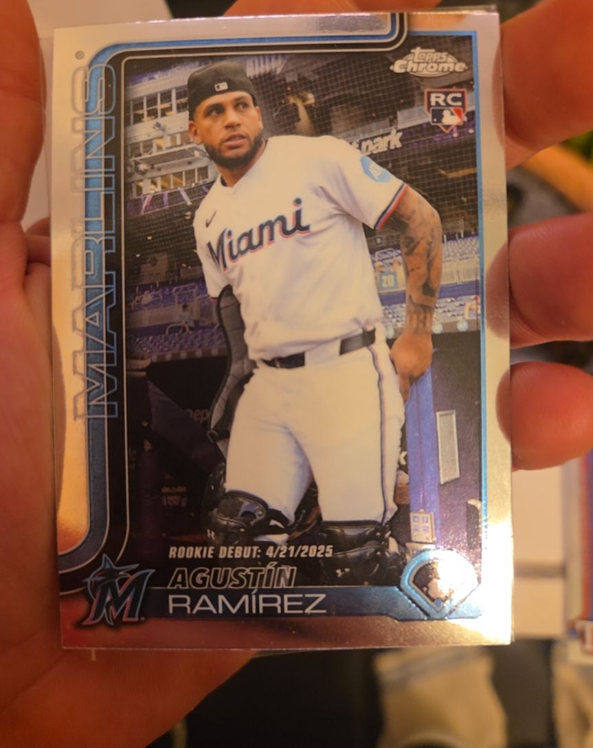 2025 Topps Chrome Update #USC38 Agustin Ramirez — front