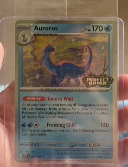 2023 Pokémon Perfect Order #024 Aurorus — front