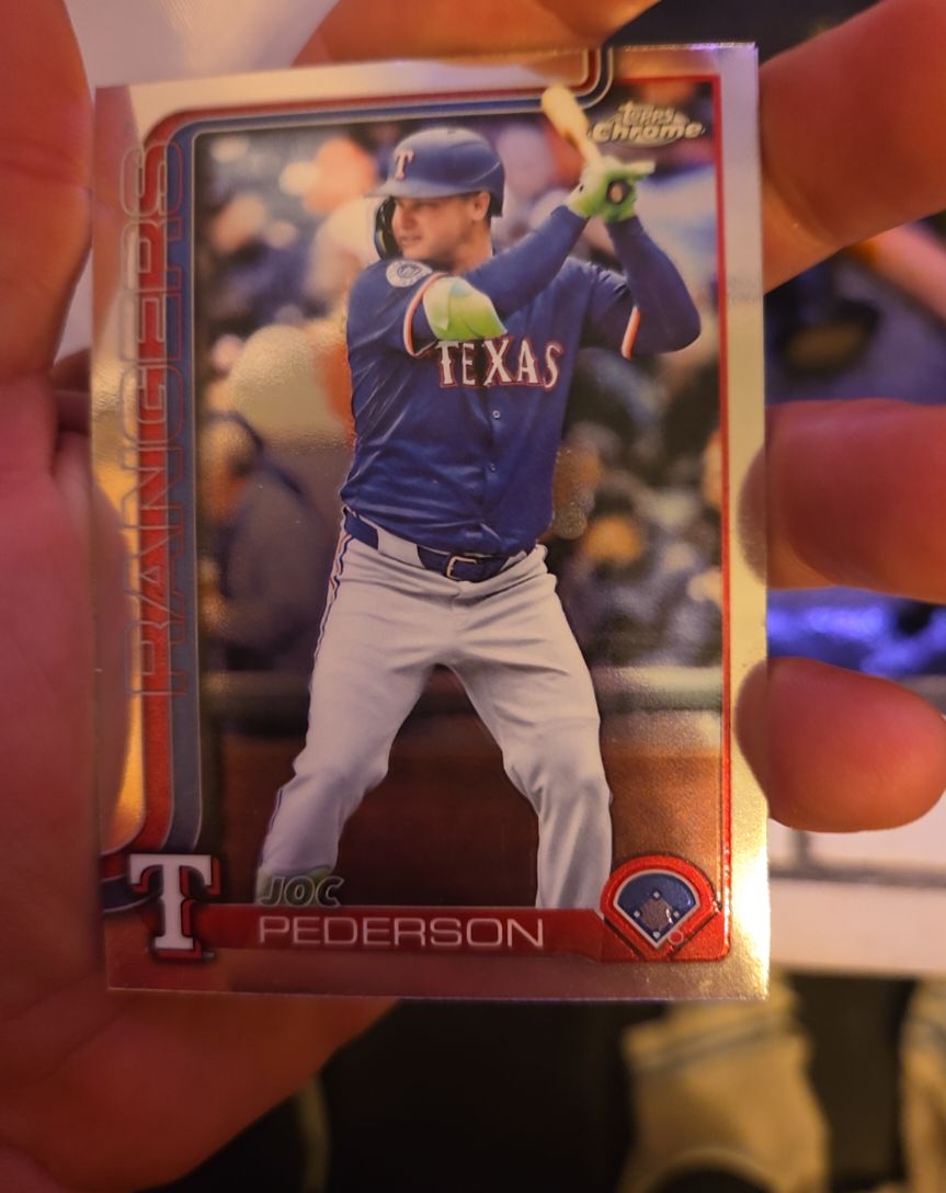 2025 Topps Chrome Update #USC46 Joc Pederson — front