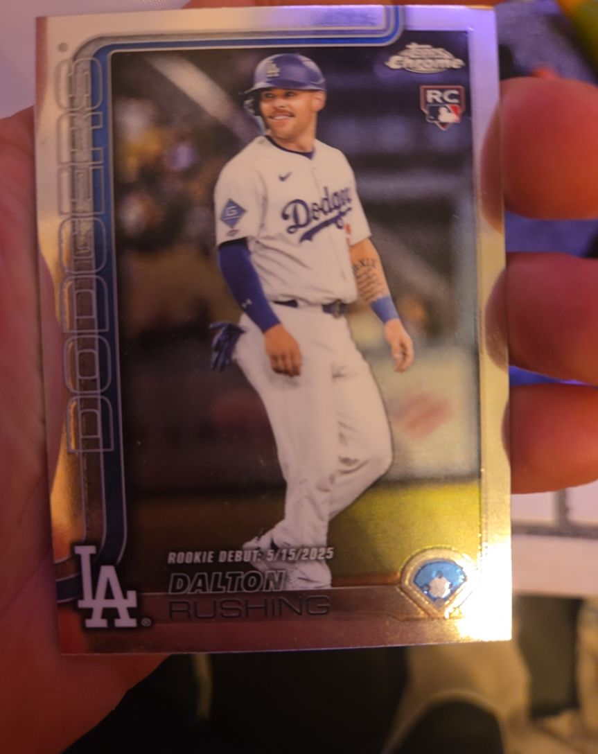 2025 Topps Chrome Update #USC151 Dalton Rushing — front