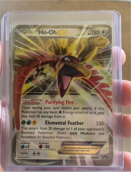 2016 Pokemon XY Breakpoint #92 Ho-Oh EX — front