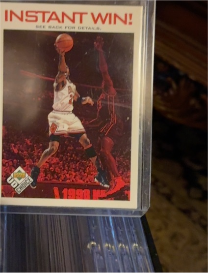 1998-99 Upper Deck UD Choice #IW2 Michael Jordan Instant Win — front