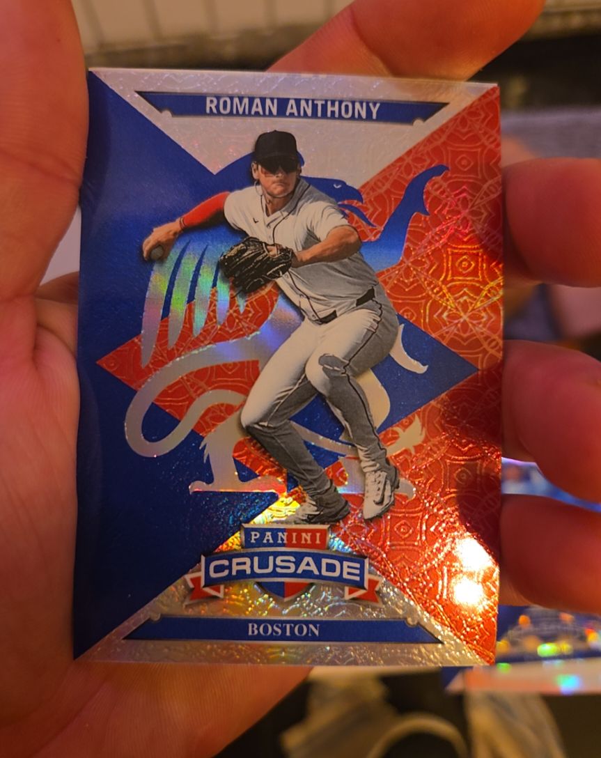 2025 Panini Crusade #95 Roman Anthony — front