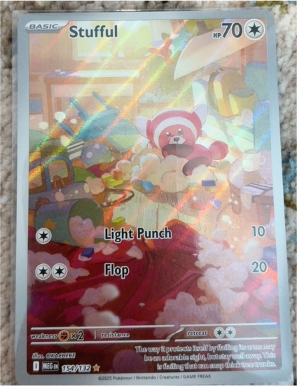 2025 Pokémon #154 Stufful — front