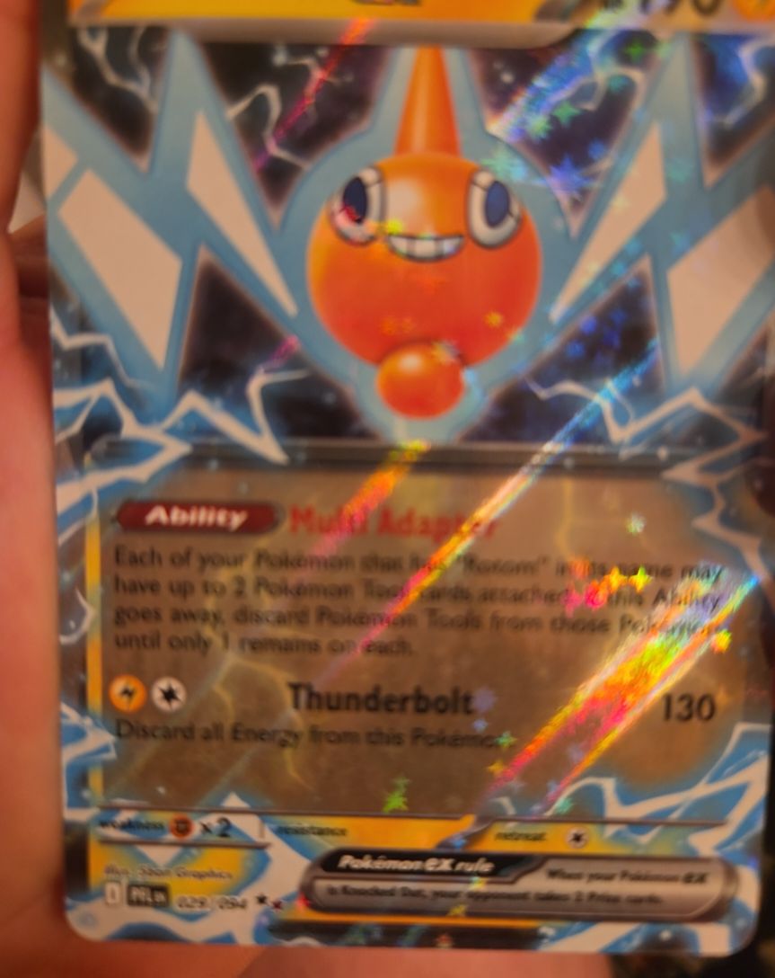 2025 Pokémon TCG Rotom EX 029/094 Phantasmal Flames — front