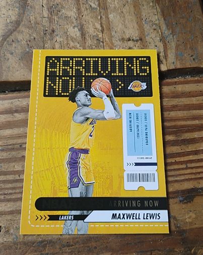 2023-24 Panini NBA Hoops #14 Maxwell Lewis Arriving Now — front