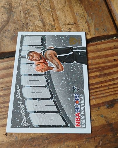 2023-24 Panini NBA Hoops Winter #17 Dariq Whitehead Rookie Greetings — front