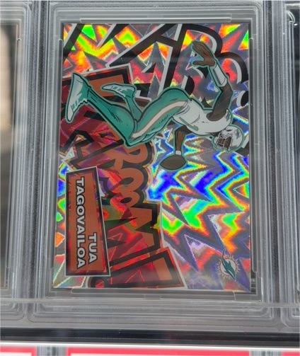 2025 Panini Absolute Kaboom! Horizontal #3 Tua Tagovailoa — front