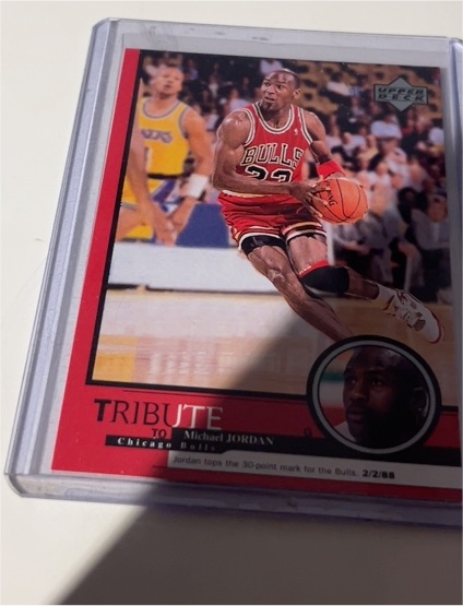 1998-99 Upper Deck Tribute to Michael Jordan #2 Michael Jordan — front